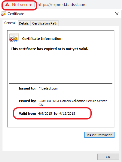 SEC ERROR EXPIRED CERTIFICATE Error in Firefox Chrome Fix it