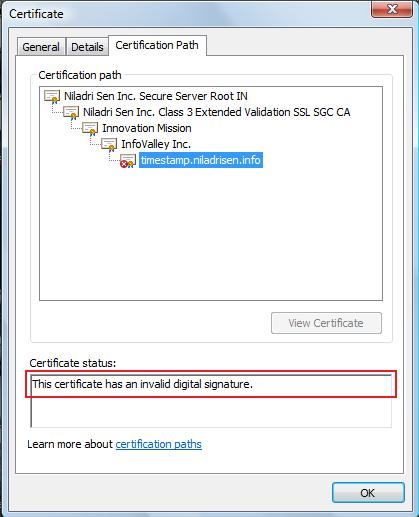 mac mail server certificate invalid