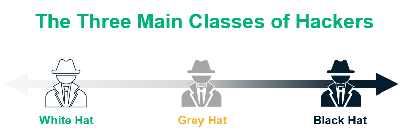 Black hat, white hat & gray hat hackers