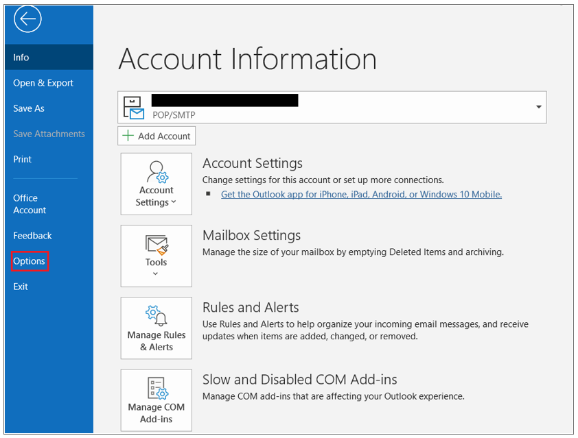 decrypt email in outlook 2016