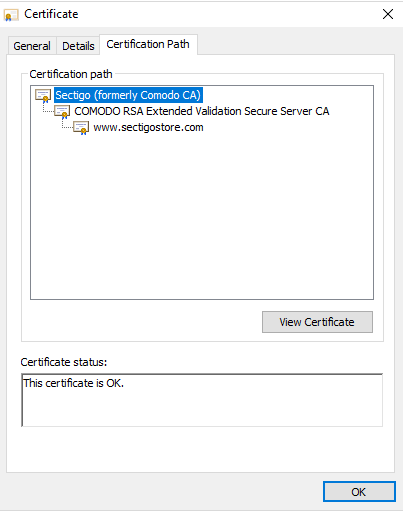 Sectigo RSA Domain Validated Secure Server 