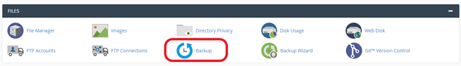 Manual WordPress Backup