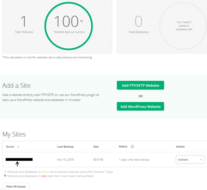 codeguard dashboard