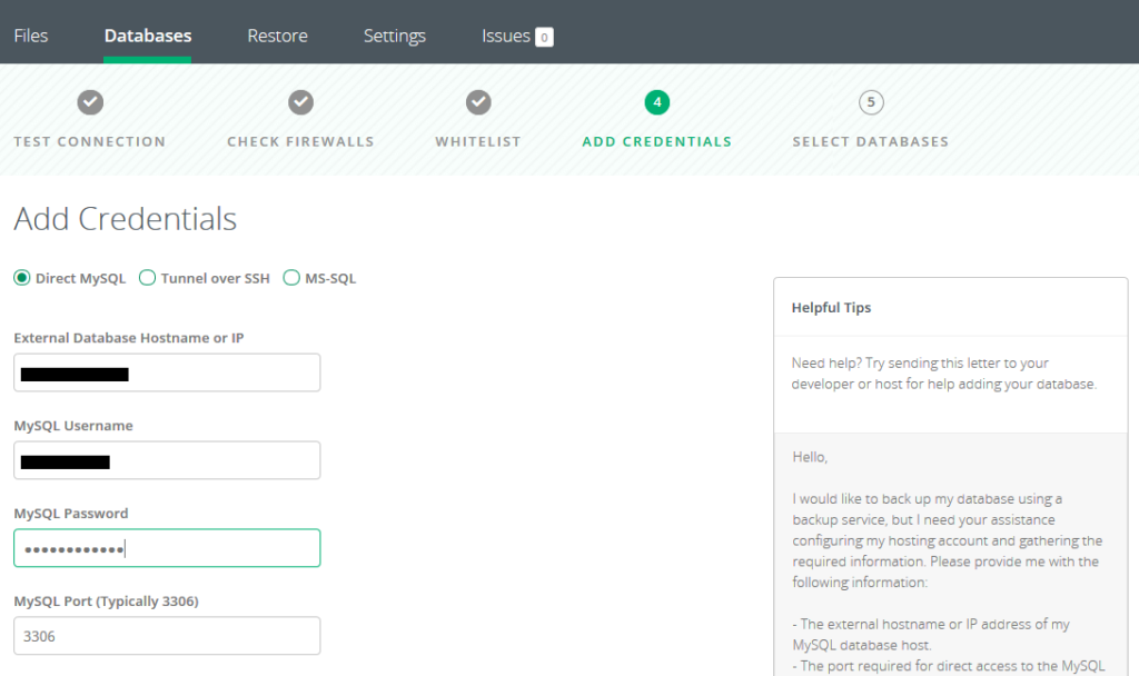 Automatic MySQL Backup