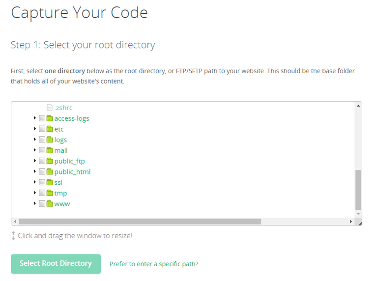 capture path in codeguard