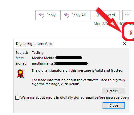 Email Digital Signature Certificate