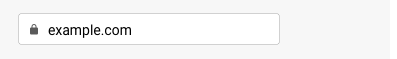 Non Ev Address bar Text