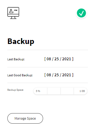 utomatically Backup